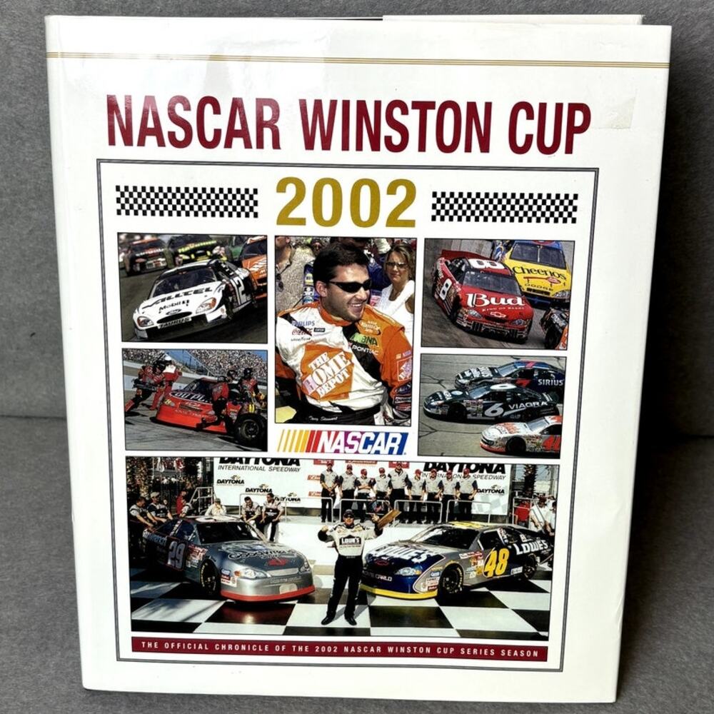 NASCAR Official 2002 Winston Cup Series Season Chronical Hardcover Book